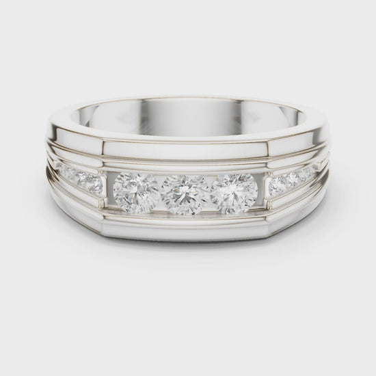 Regal Row Diamond Band White Gold 