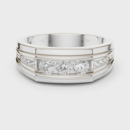 Regal Row Diamond Band White Gold 