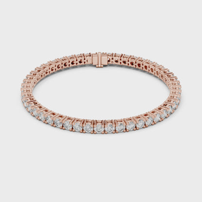 Eternal Spark Diamond Tennis Bracelet Rose Gold